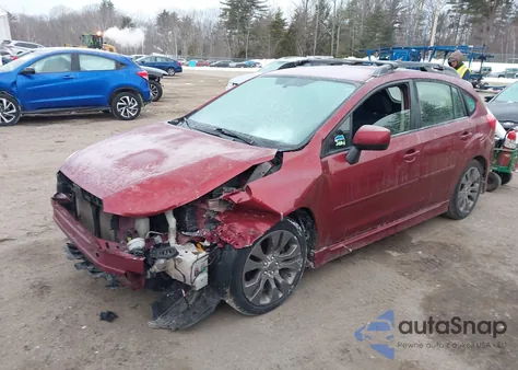 2012 Subaru Impreza 2.0I Sport Premium from USA, damaged, VIN JF1GPAL66CH230461